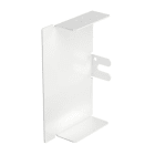 OBO BETTERMANN - Endstück 60x100mm Stahl bandverzinkt / kunststoffbeschichtet reinweiß RAL 9010