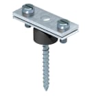 OBO BETTERMANN - Abstandhalter mit Holzschrauben 55mm Stahl tauchfeuerverzinkt