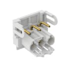 OBO BETTERMANN - Steckerteil-Adapter, U-förmig GST 18i 3p, Modul 45connect Polyamid weiß