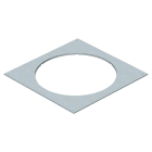 OBO BETTERMANN - Montagedeckel 350-2/3 für R9 383x383x4 Stahl bandverzinkt