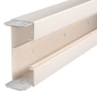 OBO BETTERMANN - Geräteeinbaukanal mit Bodenlochung 70x170x2000 Polyvinylchlorid cremeweiß RAL 9001
