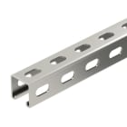 OBO BETTERMANN - Profilschiene mit Seitenlochung,Schlitz 22mm 6000x41x41 Edelstahl, rostfrei A2 1.4301 blank, nachbehandelt