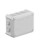 OBO BETTERMANN - Kabelabzweigkasten mit Einführungen 8xM25 2x M32 150x116x67 Polypropylen lichtgrau RAL 7035