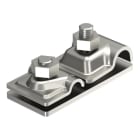OBO BETTERMANN - Anschlussplatte für eine isCon-Leitung 16x8-10mm Edelstahl, rostfrei A2 1.4301