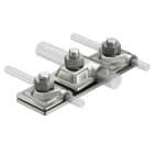 OBO BETTERMANN - Anschlussplatte für zwei isCon-Leitungen 16x8-10mm Edelstahl, rostfrei A2 1.4301
