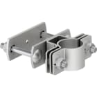 OBO BETTERMANN - Träger isFang für Eckrohrmontage 50x50mm Edelstahl, rostfrei A2 1.4301