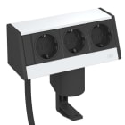 OBO BETTERMANN - Deskbox mit Befestigungszwinge Aluminium alu