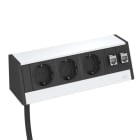 OBO BETTERMANN - Deskbox ohne Befestigungsmaterial Aluminium alu