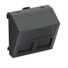 OBO BETTERMANN - Datentechnikträger für 2 Anschlussmodule Typ C 45x45mm Polycarbonat schwarzgrau RAL 7021