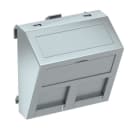 OBO BETTERMANN - Datentechnikträger für 2 Anschlussmodule Typ C 45x45mm Polycarbonat alu lackiert