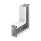 OBO BETTERMANN - Flachwinkel symmetrisch 70x130x300 Stahl reinweiß RAL 9010