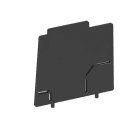 OBO BETTERMANN - Trennsteg für Gerätebecher Modul 45 Polyamid graphitschwarz RAL 9011