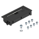 OBO BETTERMANN - Schnurauslass für Rahmenkassette Polyamid graphitschwarz RAL 9011