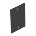 OBO BETTERMANN - Abdeckplatte ohne Lochbild für T4B 55x77mm Polyvinylchlorid graphitschwarz RAL 9011