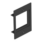 OBO BETTERMANN - Abdeckplatte 1f Modul 45 für T4B 55x77mm Polyamid graphitschwarz RAL 9011