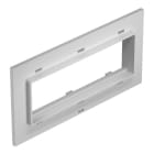 OBO BETTERMANN - Abdeckplatte 3f Modul 45 für T4L/T8NL Polyamid lichtgrau RAL 7035