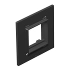 OBO BETTERMANN - Abdeckplatte 1f Modul 45 für T4L/T8NL Polyamid graphitschwarz RAL 9011