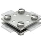 OBO BETTERMANN - Kreuzverbinder ohne Zwischenplatte 30mm Edelstahl, rostfrei A2 1.4301