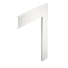 OBO BETTERMANN - Oberteil für Flachwinkel 12x76,5x400 Aluminium reinweiß RAL 9010