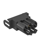 OBO BETTERMANN - Steckerteil-Adapter, gerade GST 18i 3p, Modul 45connect Polyamid schwarz