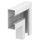 OBO BETTERMANN - Flachwinkel symmetrisch 70x170x300 Aluminium reinweiß RAL 9010