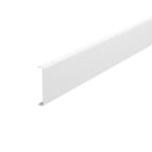 OBO BETTERMANN - Oberteil 12x76,5x2000 Aluminium reinweiß RAL 9010