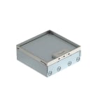 OBO BETTERMANN - Bodentank komplett zwei 2fach VDE-Steckdose Edelstahl, rostfrei A2 1.4301