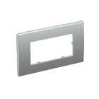 OBO BETTERMANN - Abdeckrahmen Modul 45, 2fach 84x140mm Polycarbonat alu lackiert