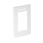 OBO BETTERMANN - Abdeckrahmen Modul 45, 2fach 84x140mm Polycarbonat reinweiß RAL 9010