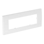 OBO BETTERMANN - Abdeckrahmen Modul 45, 3fach 84x185mm Polycarbonat reinweiß RAL 9010