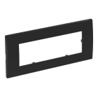 OBO BETTERMANN - Abdeckrahmen Modul 45, 3fach 84x185mm Polycarbonat schwarzgrau RAL 7021