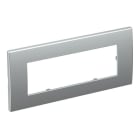 OBO BETTERMANN - Abdeckrahmen Modul 45, 3fach 84x185mm Polycarbonat alu lackiert