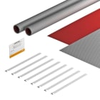 OBO BETTERMANN - Bandagenset für Photovoltaik 550x880 Intumeszierender Baustoff grau / rot