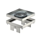 OBO BETTERMANN - Quadratische Kassette für Tubus 200x200mm Edelstahl, rostfrei A2 1.4301
