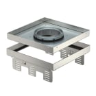 OBO BETTERMANN - Quadratische Kassette für Tubus 243x243mm Edelstahl, rostfrei A2 1.4301