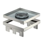 OBO BETTERMANN - Quadratische Kassette für Tubus 243x243mm Edelstahl, rostfrei A2 1.4301