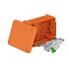 OBO BETTERMANN - Kabelabzweigkasten für Funktionserhalt 150x116x67 Polypropylen pastellorange