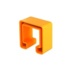 OBO BETTERMANN - Schutzkappe gespritzt zu Schiene MS 41 41x41 Polyethylen pastellorange RAL 2003