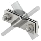 OBO BETTERMANN - Anschlusslasche für Runddraht 20mm Edelstahl, rostfrei A4 1.4404