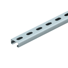 OBO BETTERMANN - Profilschiene gelocht, Schlitzweite 22mm 2000x41x21mm Stahl bandverzinkt