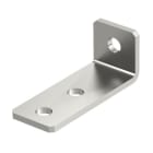 OBO BETTERMANN - Verbindungswinkel 90°, mit 3 Löchern 105x53x40x4 Edelstahl, rostfrei A2 1.4301 blank, nachbehandelt