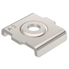 OBO BETTERMANN - Klemmstück für Gitterrinne Edelstahl, rostfrei A2 1.4301 blank, nachbehandelt