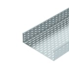 OBO BETTERMANN - Kabelrinne MKS gelocht, mit Verbinder 110x400x3000 Stahl bandverzinkt