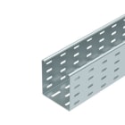 OBO BETTERMANN - Kabelrinne SKS gelocht, mit Verbinder 110x100x3000 Stahl bandverzinkt