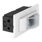 OBO BETTERMANN - Einbaueinheit für Geräteeinbaukanal 2 TE 84x185x95mm Polycarbonat reinweiß RAL 9010