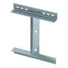 OBO BETTERMANN - Adapterplatte 45° für Wand- und Stielausleger 400x106 Stahl tauchfeuerverzinkt