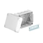 OBO BETTERMANN - Kabelabzweigkasten mit hohem Deckel 150x116x83 Polypropylen / Polycarbonat lichtgrau RAL 7035