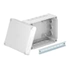 OBO BETTERMANN - Kabelabzweigkasten mit hohem Deckel 240x190x115 Polypropylen / Polycarbonat lichtgrau RAL 7035