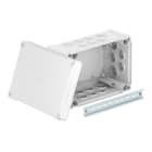 OBO BETTERMANN - Kabelabzweigkasten mit hohem Deckel 285x201x139 Polypropylen / Polycarbonat lichtgrau RAL 7035