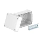 OBO BETTERMANN - Kabelabzweigkasten geschlossen mit hohem Deckel 150x116x83 Polypropylen / Polycarbonat lichtgrau RAL 7035